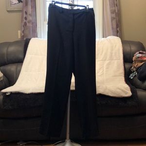 EUC Rafaella Black dress pants, wide leg. Size 6